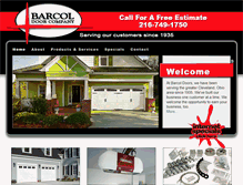 Tablet Screenshot of barcoldoors.com